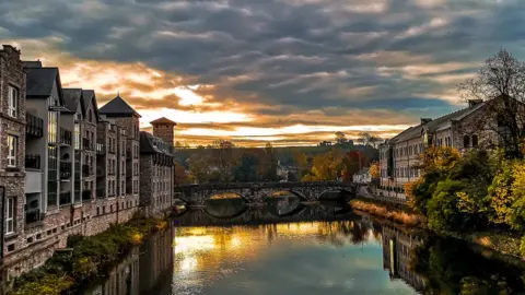 Getty Images View of river through Kendal
