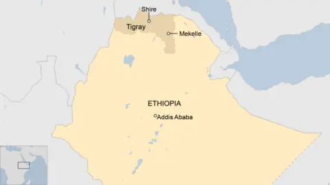 Map of Ethiopia