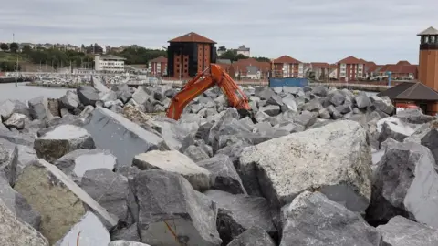 Sunderland City Council Huge boulders