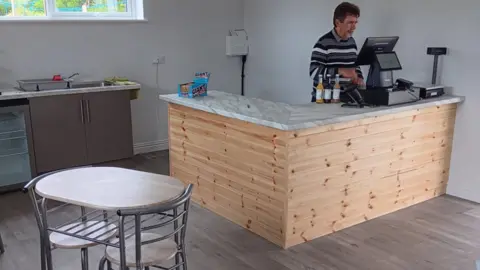 Georgina Hemmings Inside Bridgerule's new village shop