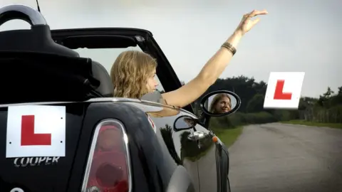 Getty Images Learner driver stock image