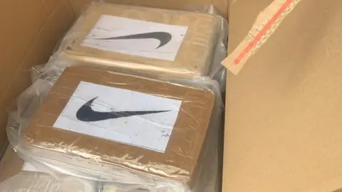 ERSOU Drugs found in boxes on the M1 at Toddington Service Station