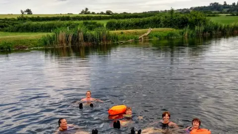 Caroline Radford Swimming