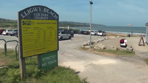 BBC Lligwy beach car park