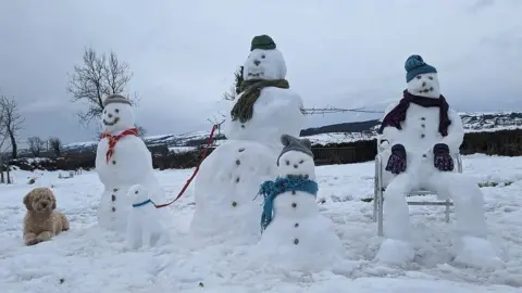 Marina Snowmen in Derrylin