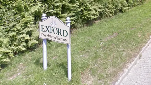 Exford village sign