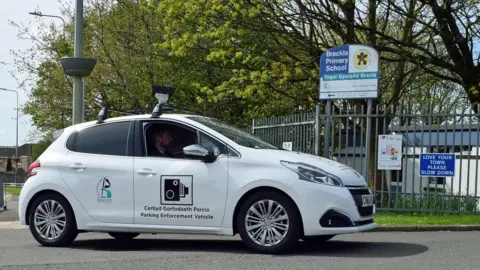 Bridgend council Patrol car