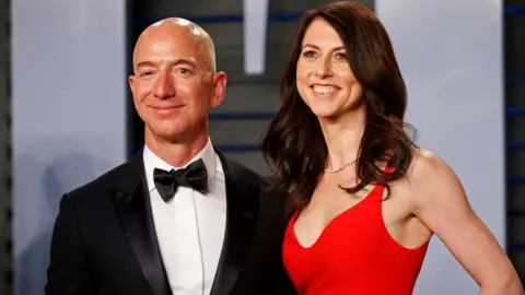 Reuters Jeff and MacKenzie Bezos