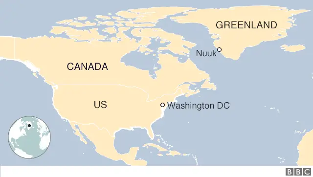 Greenland map