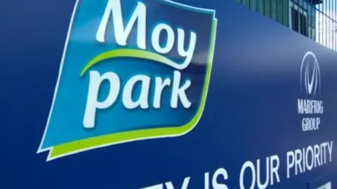 BBC Moy Park sign