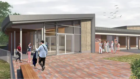 Warwick District Council Artist impression of the planned pool