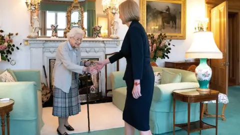 EPA The Queen meets Liz Truss