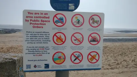 Thanet District Council New sign