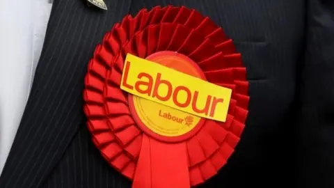 PA Media Labour rosette