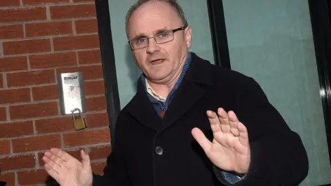 Pacemaker Barry McElduff held up his hands and said sorry