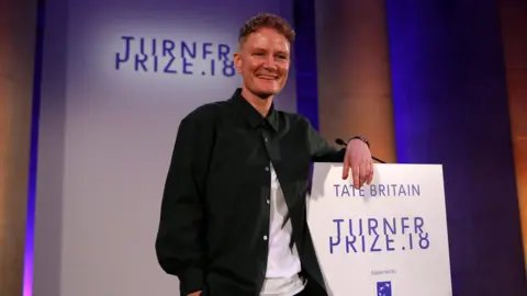 Reuters Charlotte Prodger at the Turner Prize ceremony