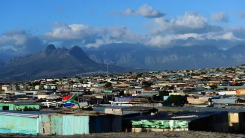 Getty Images A general view of the Khayelitsha Township in Cape Town, South Africa.