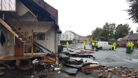 West Midlands Fire Service Pictures from the scene