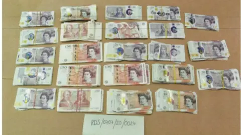 Metropolitan Police Seized cash