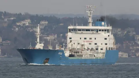 Cengiz Tokgoz The Ostra oil tanker, pictured under one of its former names, the Nostras