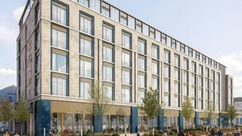 Falconer Chester Hall Artist’s impressions of the proposed hotel in Blackpool