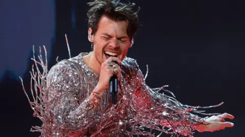 Reuters Harry Styles performs during the 65th Annual Grammy Awards in Los Angeles, California, U.S.