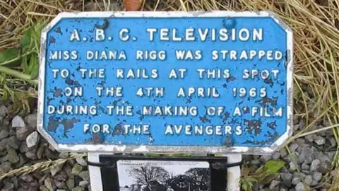 FSMR A blue sign marking the spot