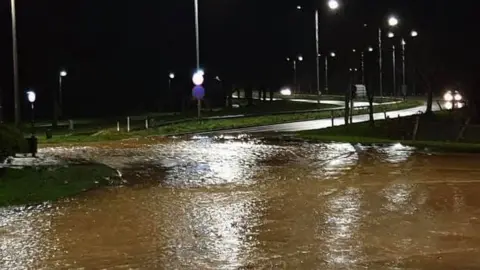 Essex County Council Shoeburyness burst water main