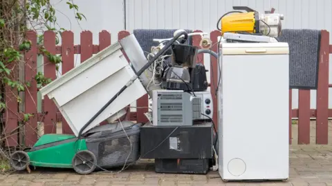 Getty Images Discarded electrical items