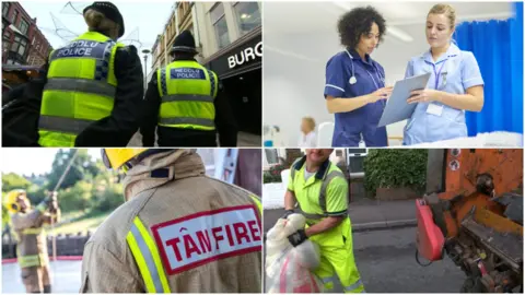 BBC/Getty Images Key workers