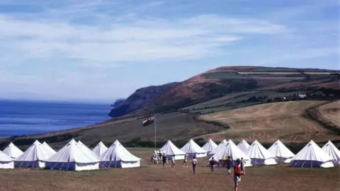 Urdd Tents in Llangrannog