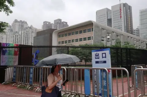 Reuters The US consulate, pictured on 7 June 2018