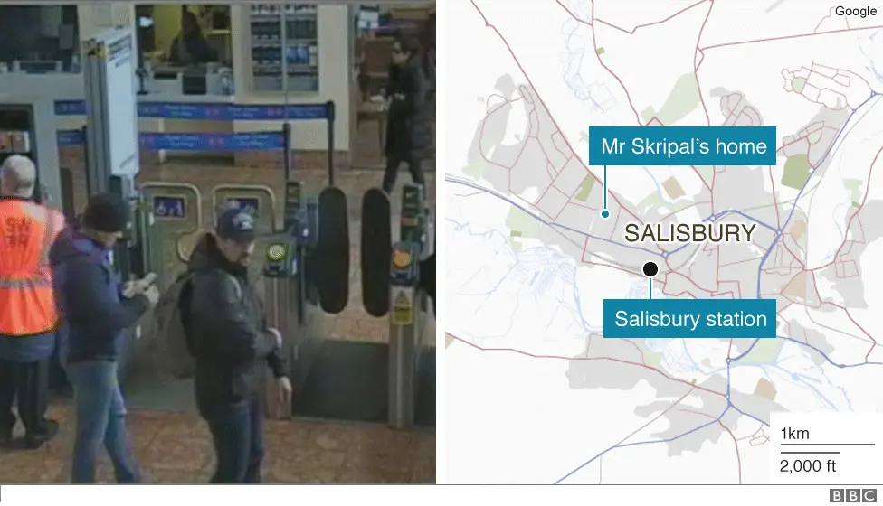BBC Suspects at Salisbury station