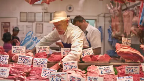 Getty Images Butcher's shop