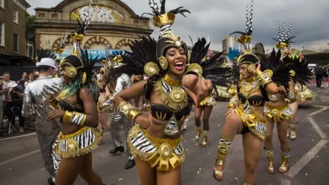 Getty Images Notting Hill Carnival performers
