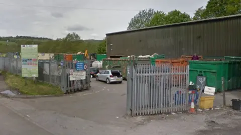 Google Glossop recycling centre