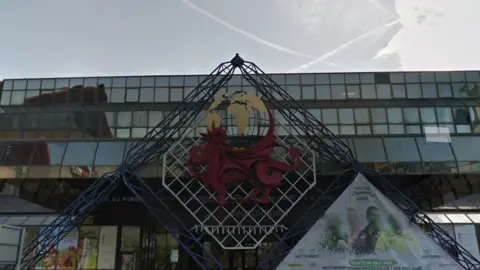 Google An outside view of The Motorpoint Arena in Cardiff