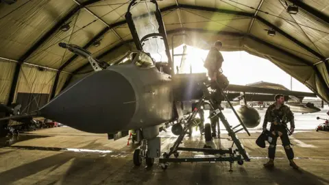 Cpl Tim Laurence-RAF/PA Tornado jet