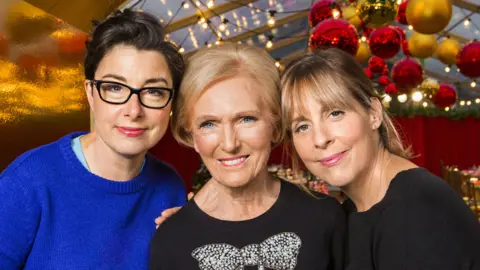 BBC Sue Perkins, Mary Berry and Mel Giedroyc