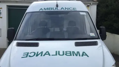 BBC Front of ambulance