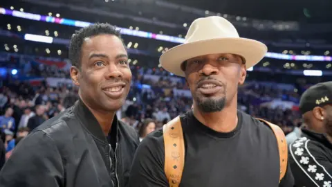 Getty Images Chris Rock and Jamie Foxx