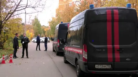 TASS The aftermath of Lt Col Shishkina's murder