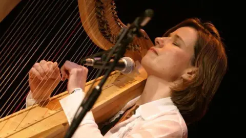 Getty Images Maggie MacInnes performing at 2004's Celtic Connections