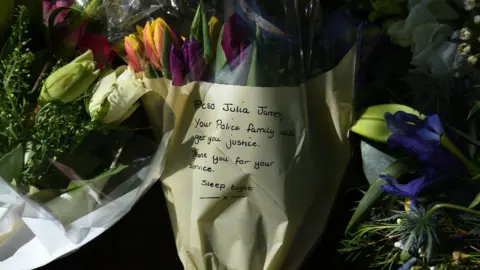 PA Media Floral tribute