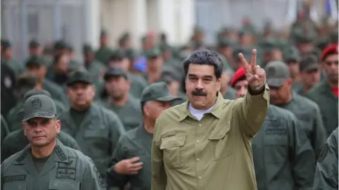 EPA Maduro with Venezuelan troops