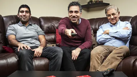 Getty Images The Siddiquis on Gogglebox