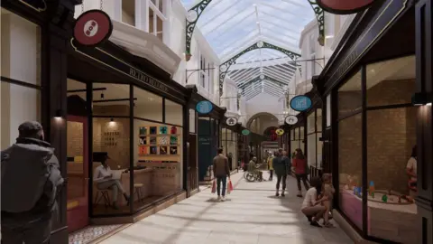 Dewsbury Arcade Dewsbury Arcade artist's impression