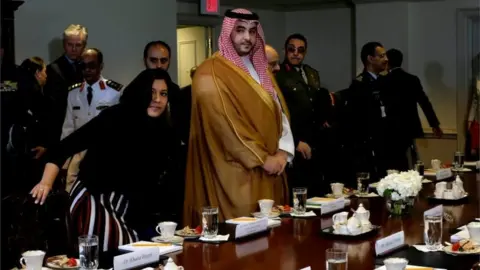 Reuters Khalid bin Salman at the Pentagon (29/08/19)