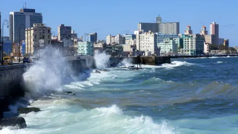Alamy Surf at the Malecon, district Vedado