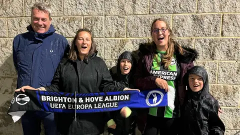 BBC/Hanna Neter The Hamilton family from Brighton